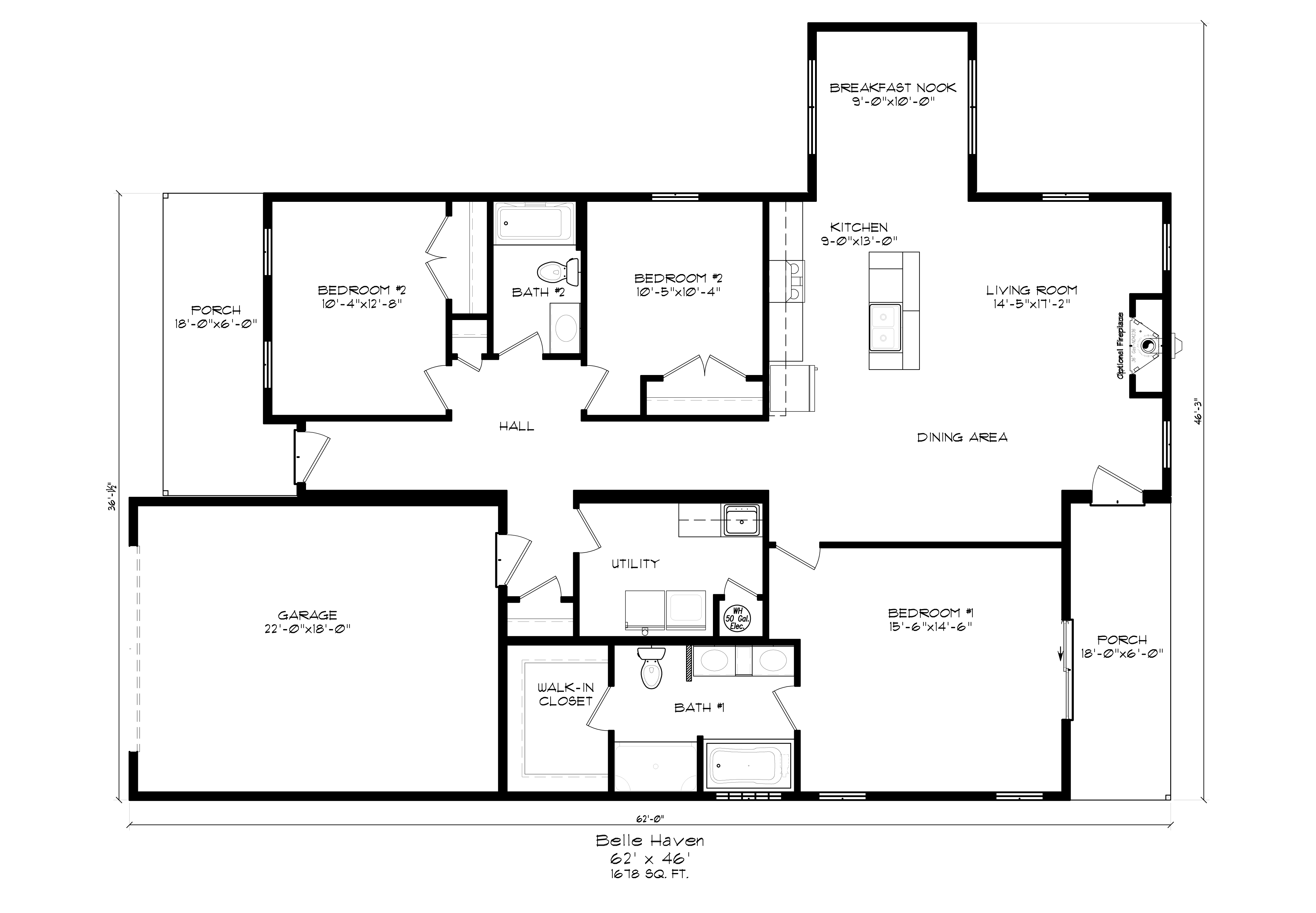 The Belle Haven Floor Plan Beracah Homes